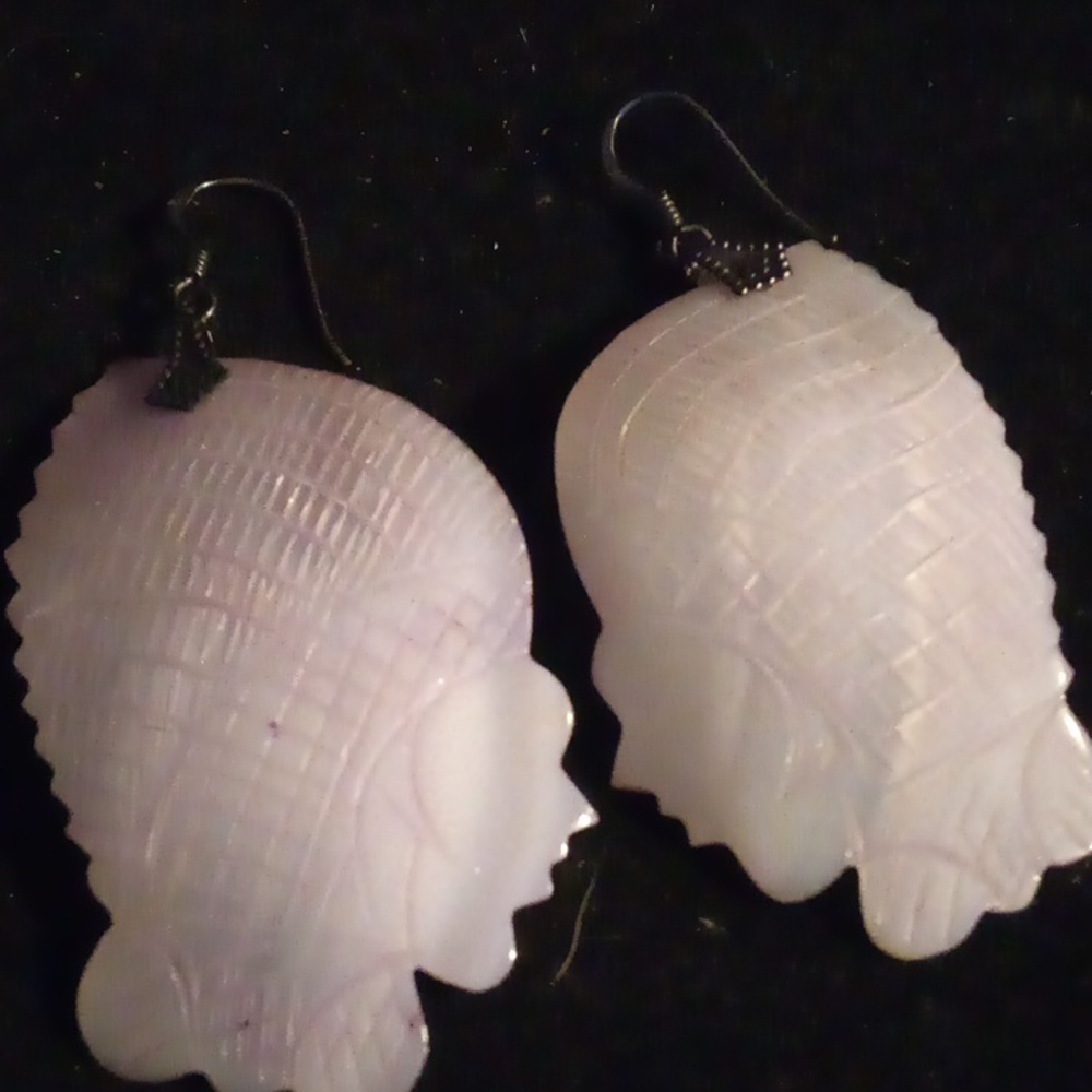 Cute shell earrings - Picture 3 of 4